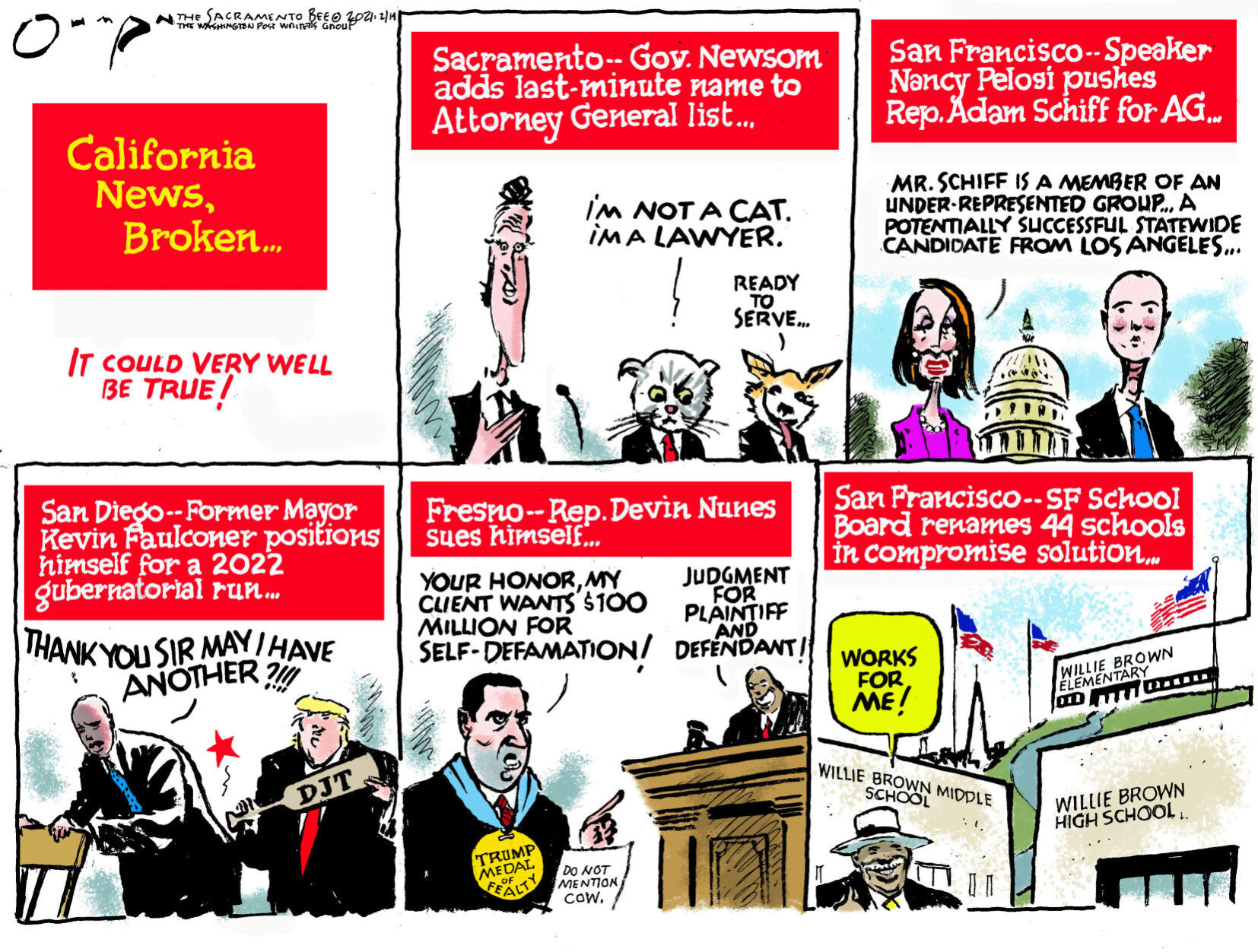 Jack Ohman, editorial cartoon